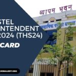 cg hostel superintendent admit card 2024