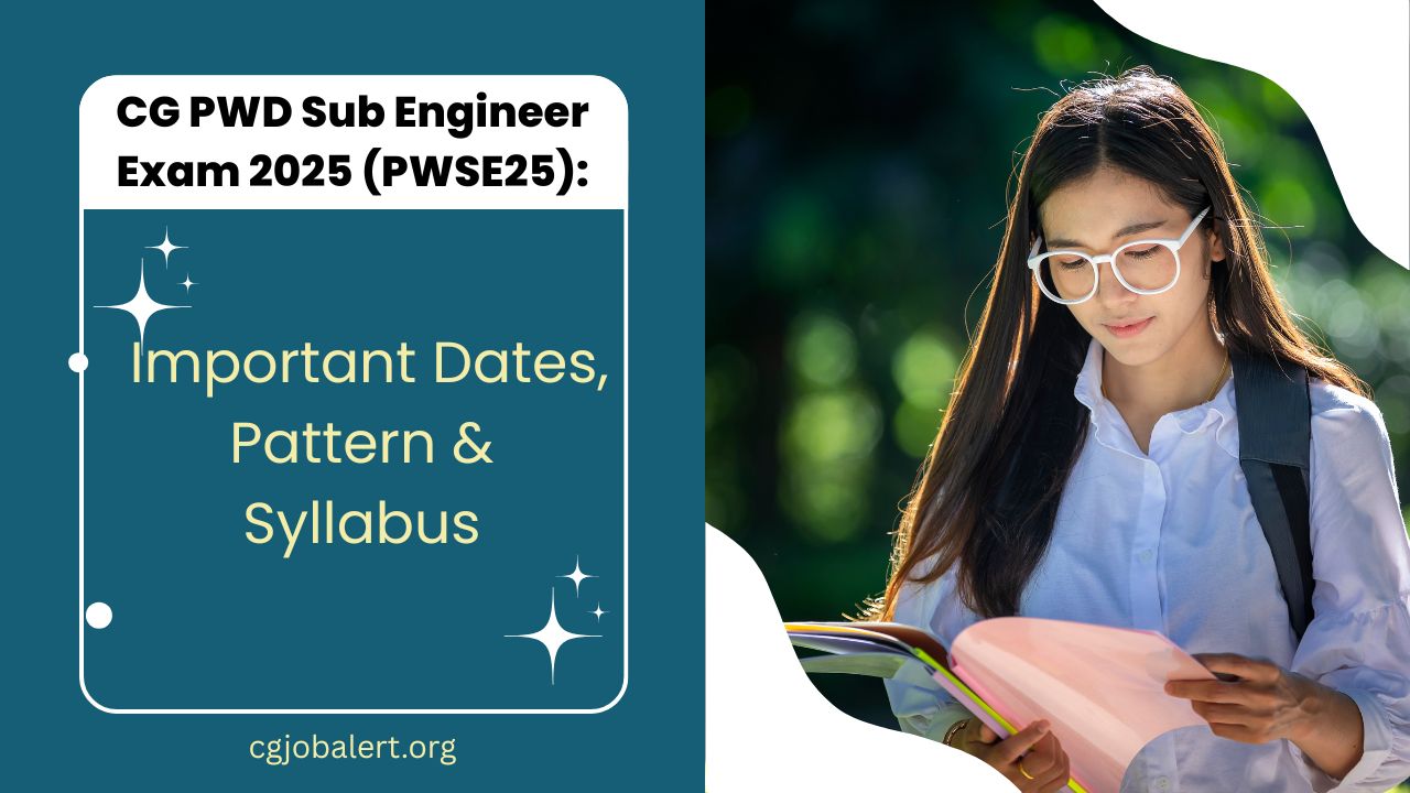CG PWD Sub Engineer Exam 2025