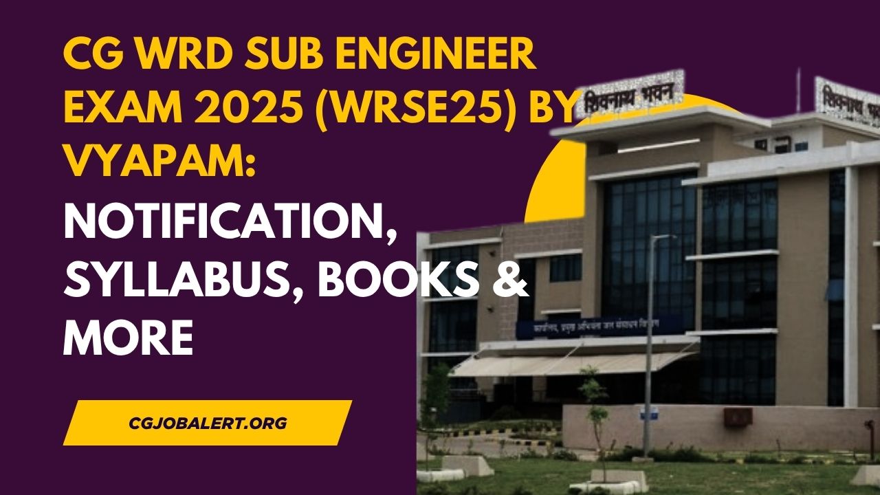 CG WRD Sub Engineer Exam 2025